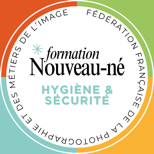 Badge formation nouveau-né hygiène et sécurité, Fédération Française de la Photographie et des Métiers de l’Image